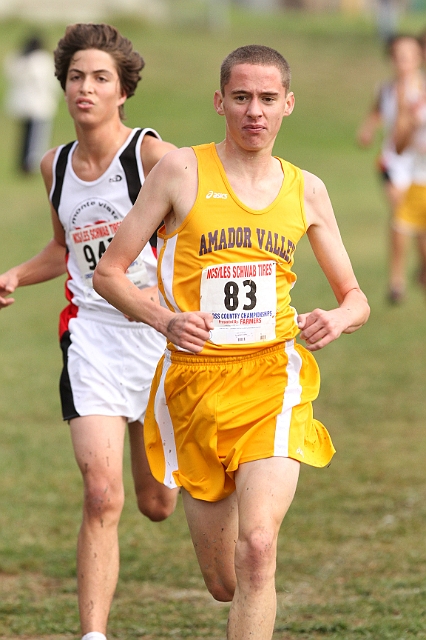 2010NCSXC BD1-2134.JPG - 2010 North Coast Section Cross Country Championships, Hayward High School, Hayward, California